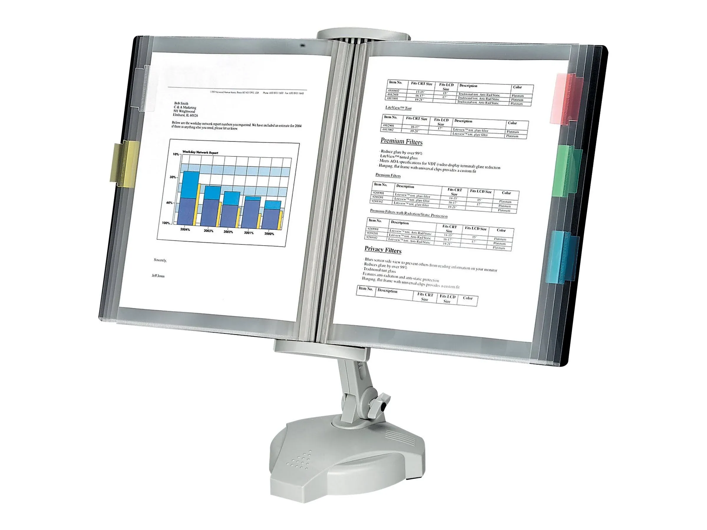 Fellowes Desktop Reference Rack