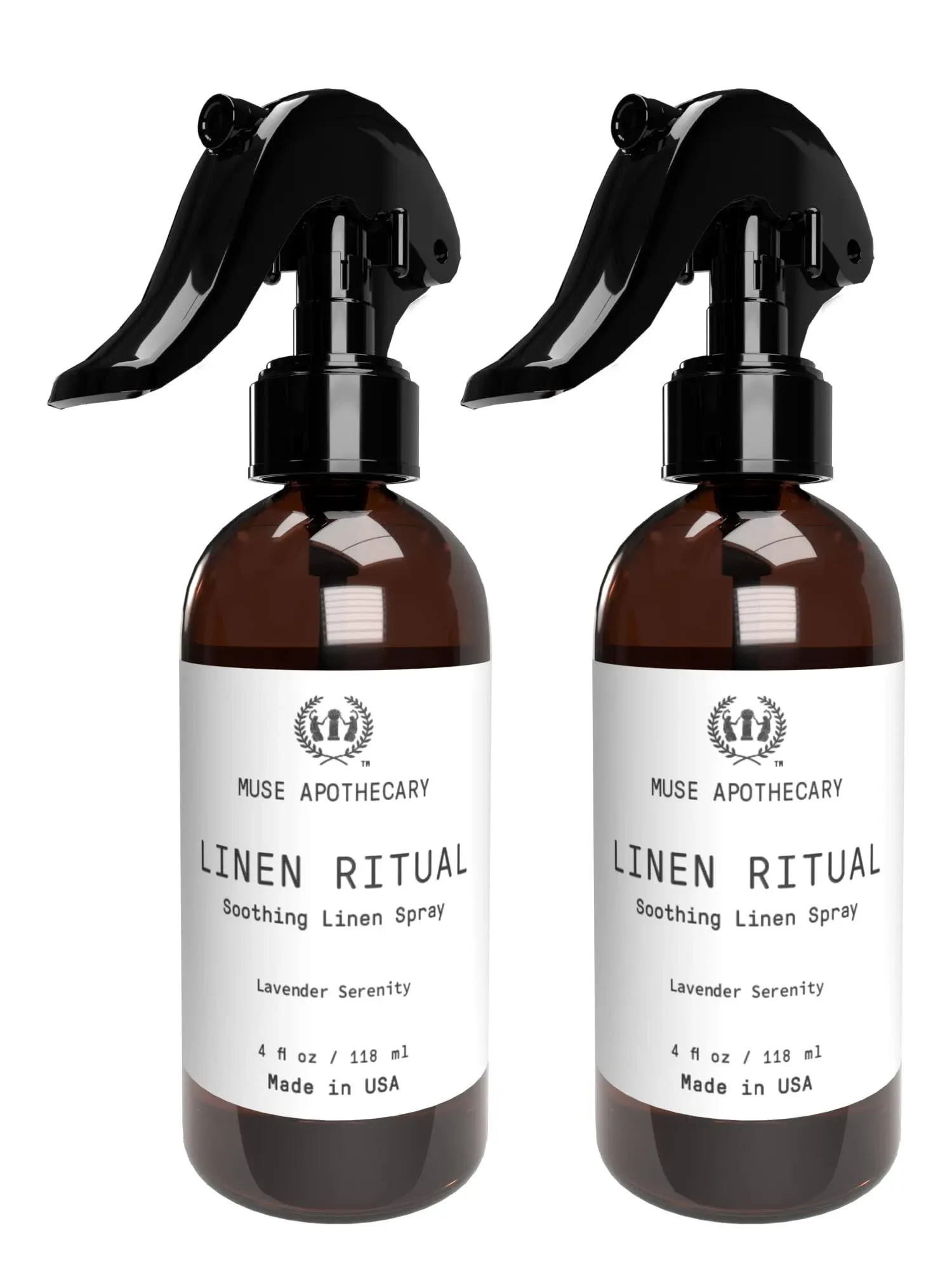 Muse Apothecary Linen Ritual - Aromatic, Soothing, and Relaxing Linen Spray for Bedding, Laundry and Fabric Spray Freshener - Infused with Natural