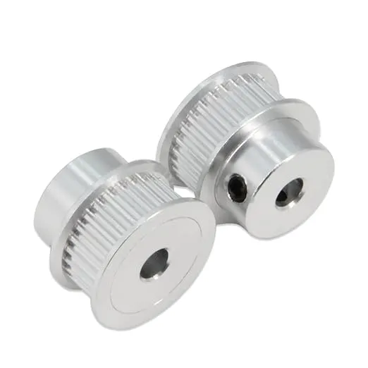 Zeberoxyz 2PCS Set GT2 Synchronous Wheel 20&30 Teeth 5mm Bore Aluminum Timing Pulley with 2PCS Length 200mm Width 6mm Belt (20-30T-5B-6)