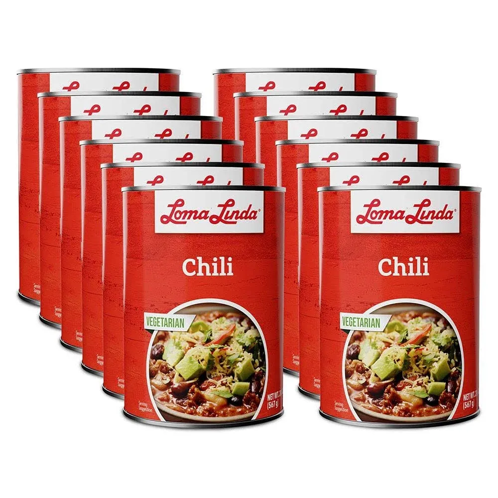 Loma Linda - Chili (20 oz.) (Pack of 12) - Vegetarian