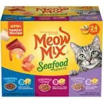 Meow Mix Seafood Selections Cat Food Variety Pack - 24 pack, 2.75 oz cups