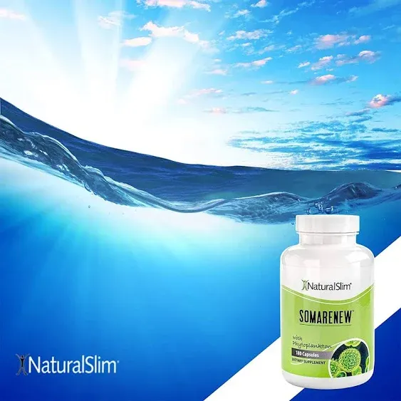 NaturalSlim Somarenew Marine Phytoplankton Supplement Omega 3