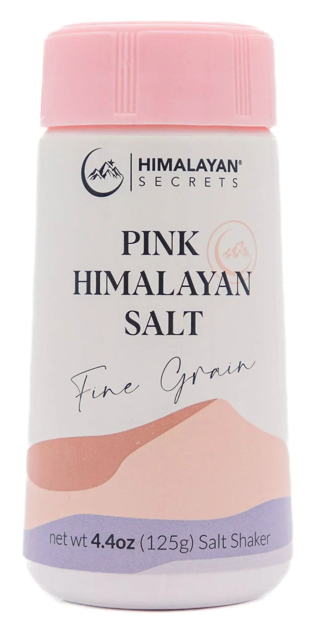 Natural Pink Himalayan Cooking Salt - Kosher Certified Fine Grain Gourmet Salt in Mini 4 oz Shaker - Heart Healthy Salt Packed with Minerals