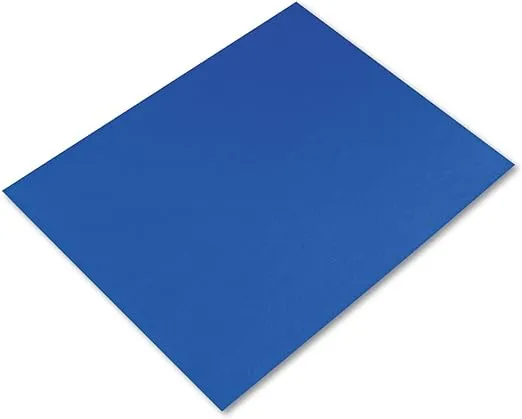 Pacon&#174; Four-Ply Railroad Board, 22 x 28, Dark Blue, 25/Carton