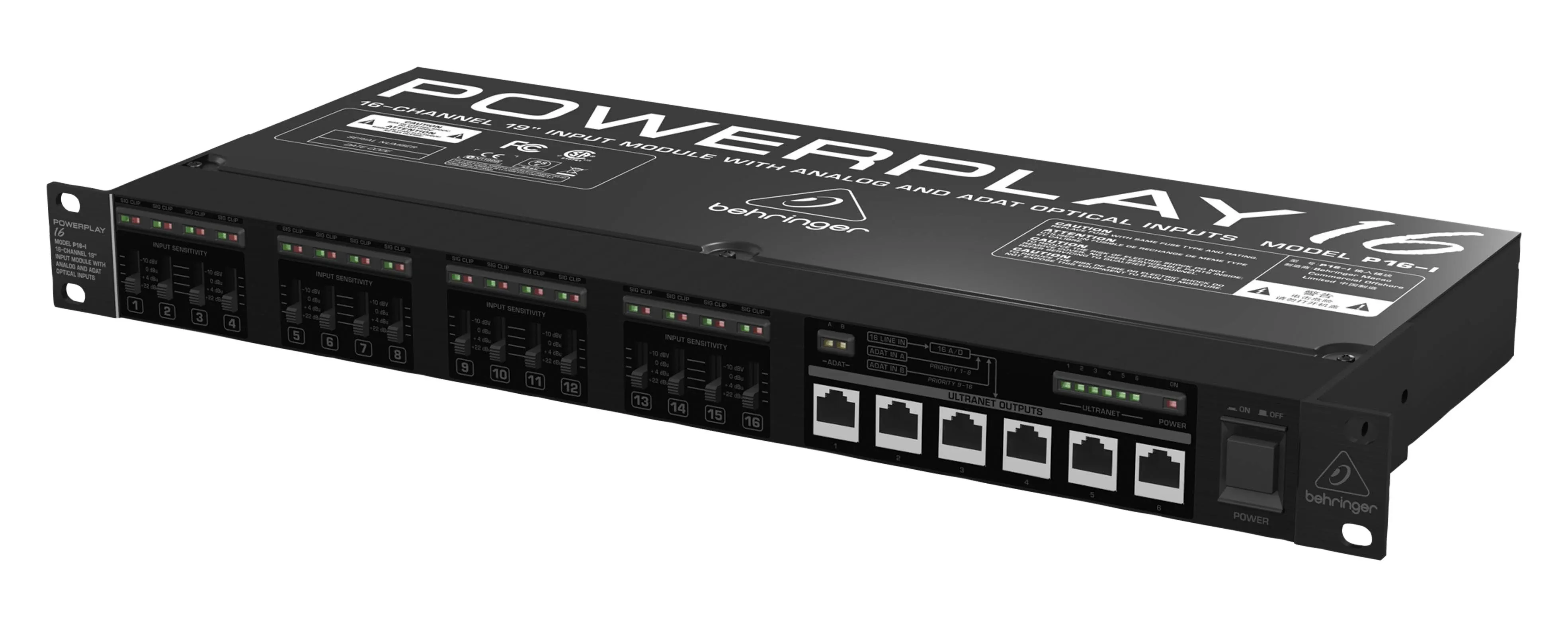 Behringer P16-I Powerplay 16 Channel Input Module