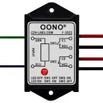 OONO DPST 1NO 1NC 8Amp Power Relay Module, AC/DC 24V Control Voltage