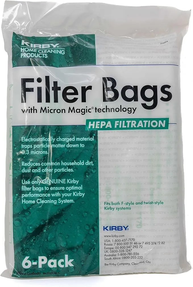 Kirby Bags HEPA Micron Magic Plus