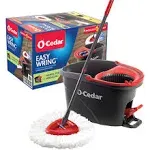 O-Cedar EasyWring Microfiber Spin Mop & Bucket Floor Cleaning System + 2 Extra Refills with Lavender Pac (Variety Pack)